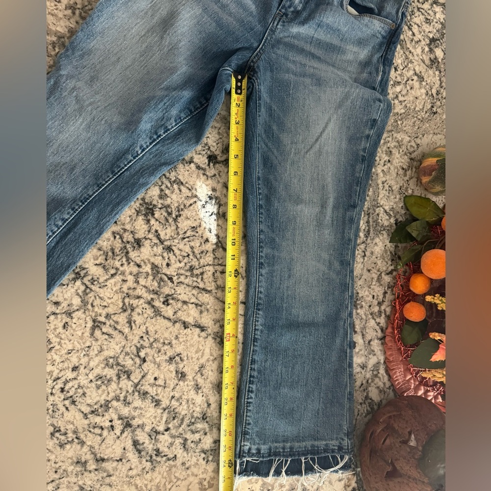Blank NYC Womens 28 x25 The Varick Kick Flare Denim Medium Wash Blue Jeans 569™ - Picture 11 of 16